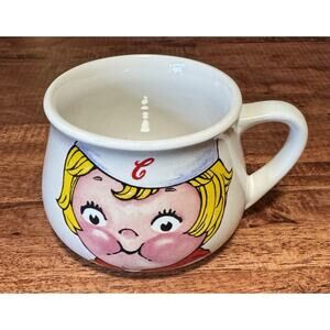 Vintage 1998 Campbell Soup Kid Collectible Mug Cup Bowl Houston Harvest 24 Oz